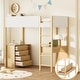 preview thumbnail 2 of 58, Multifunctional Design Twin Size Loft Bed with Convertible Desk