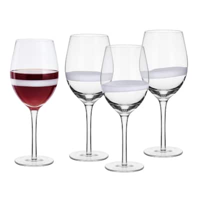 Fitz and Floyd Organic Band 20-oz Red Wine Glasses, Set of 4