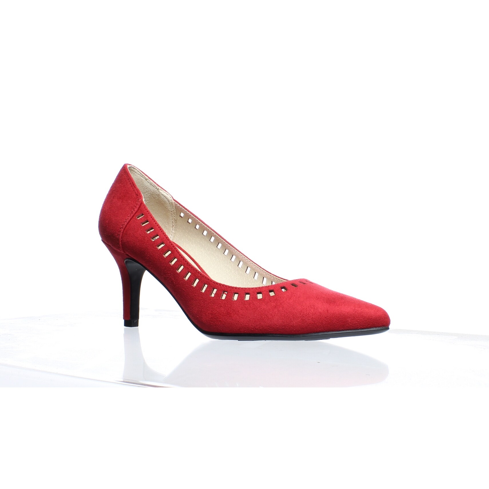 red pumps size 5