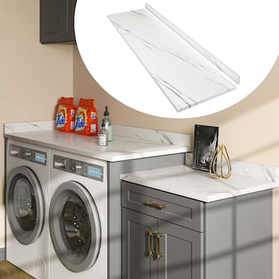 96"L x 25.56"W x 0.75"D Laminate Countertopf