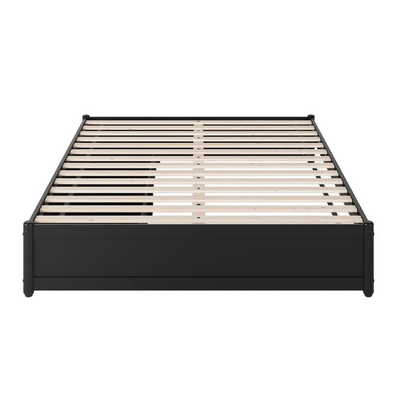 Barcelona Panel Platform Bed with Storage Drawers