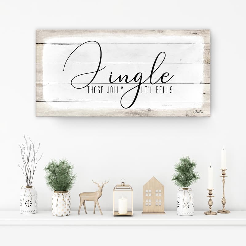 Ready2HangArt 'Jingle' Holiday Canvas Wall Art by Olivia Rose