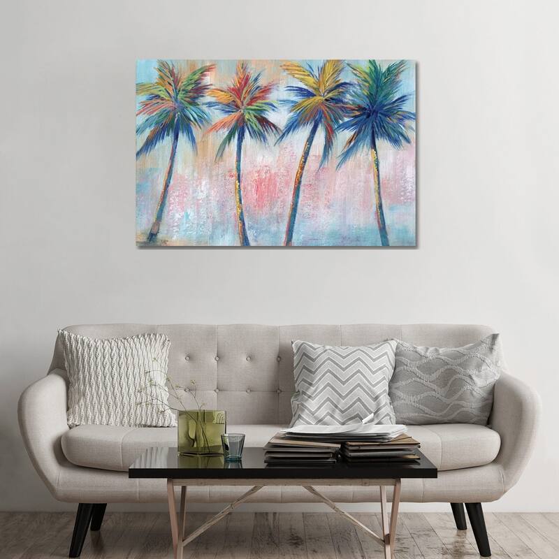 iCanvas "Color Pop Palms" by Nan Canvas Print - 32x48x1.5