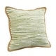 preview thumbnail 4 of 7, 20" Green and White Striped Pattern Square Throw Pillow