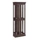 preview thumbnail 16 of 27, Lighted Tall Bookshelf Display Cabinet Curio Cabinet with Glass Door