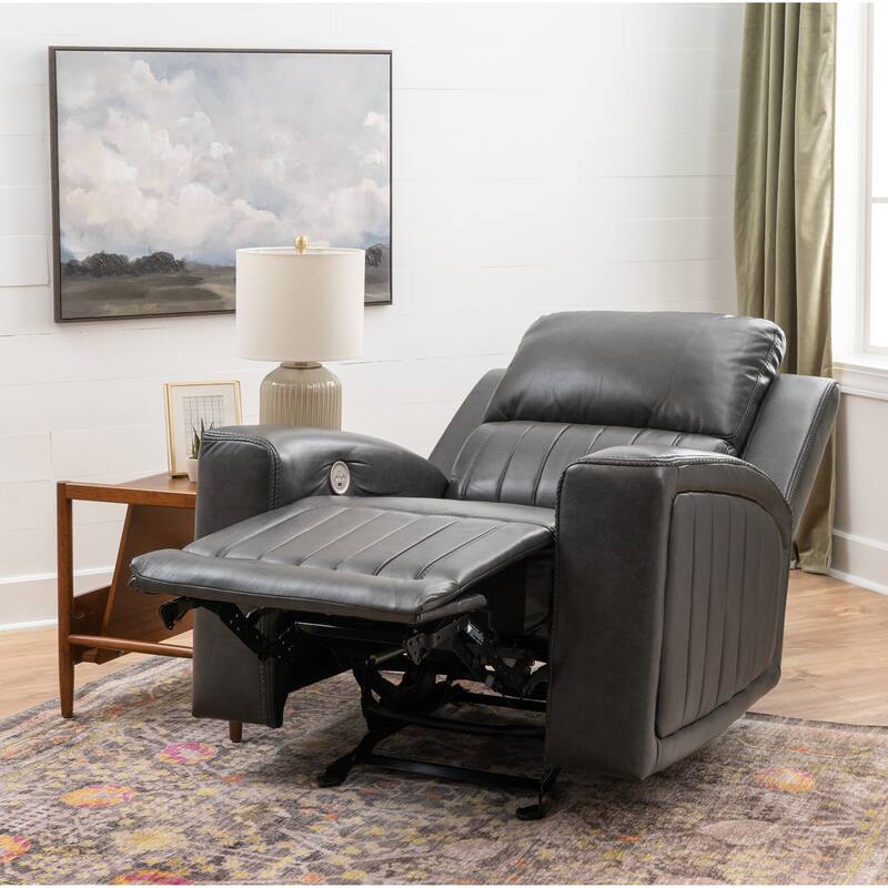 Izaiah Power Reclining Chair Grey