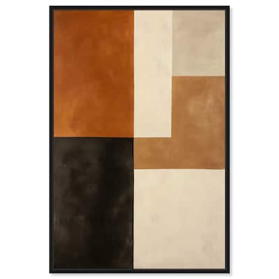 Tonal Grid II Canvas by Art Remedy