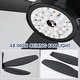 preview thumbnail 2 of 10, 36/42/48 Inches Flush Mount Ceiling Fan for Small Room,Living Room,Bedroom,Patio