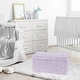 preview thumbnail 2 of 2, Purple Floral Rose Girl Kids Fabric Toy Bin Storage - Lavender Flower Luxurious Elegant Princess Vintage Boho Shabby Chic Luxury