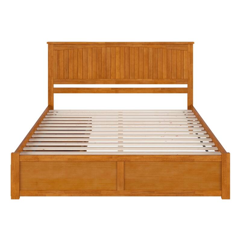 Nantucket Platform Bed with Footboard and Storage Drawers