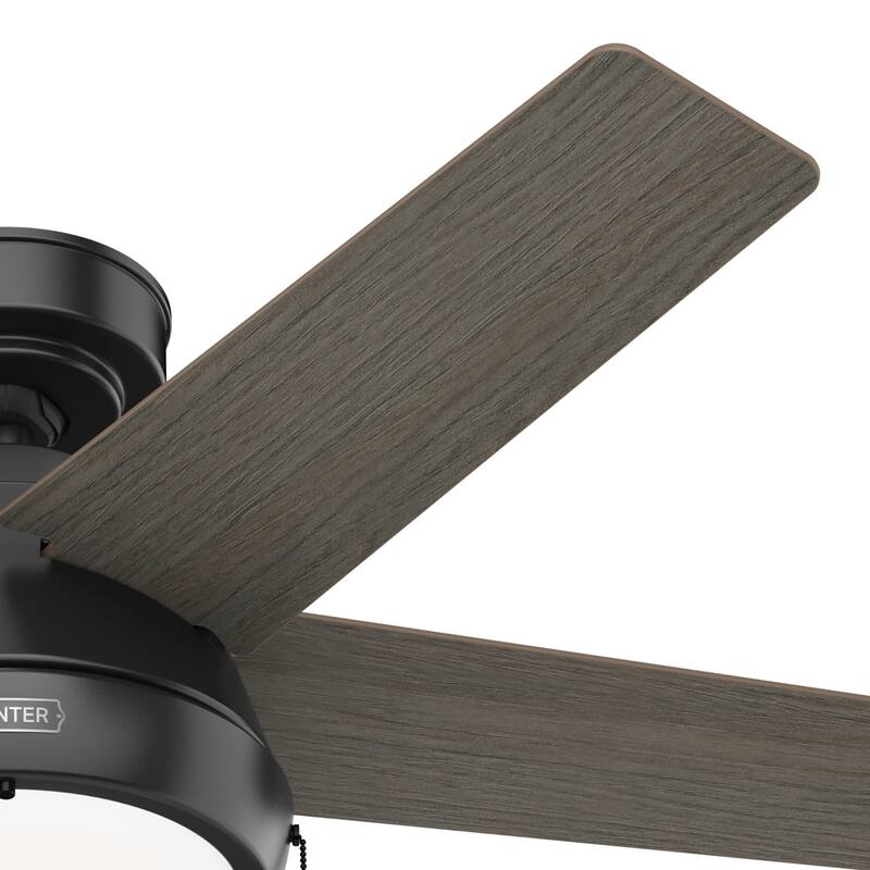 Hunter 44" Burroughs Ceiling Fan with LED Light, Pull Chain