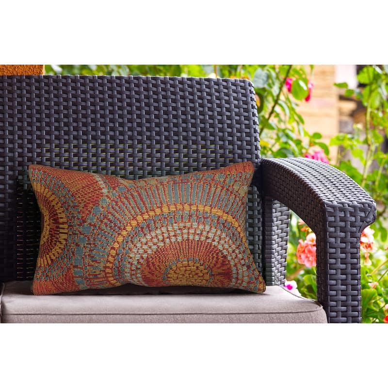 Liora Manne Marina Circles Indoor/Outdoor Pillow