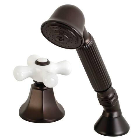 Deck Mount Hand Shower with Diverter for Roman Tub Faucet