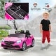 preview thumbnail 5 of 34, Aosom Mercedes SLC 300 Licensed Kids Electric Car with Remote Control, 12V Battery Powered Kids Ride on Car