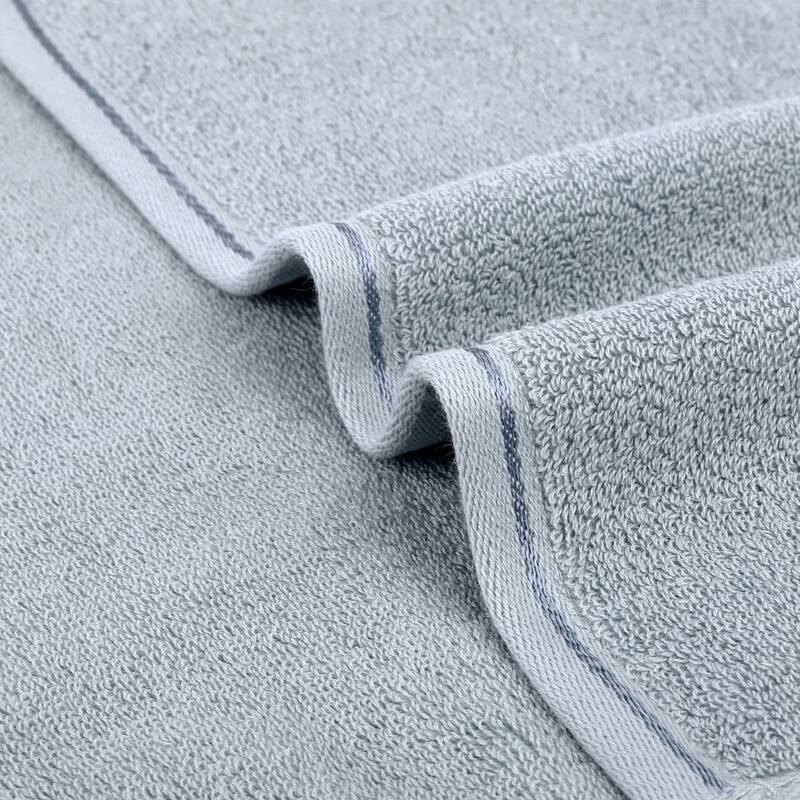 Solid Cotton Hand Towels, Soft Absorbent Hand Towel Set, 13" x 30" Face Towels for Bath, Kitchen