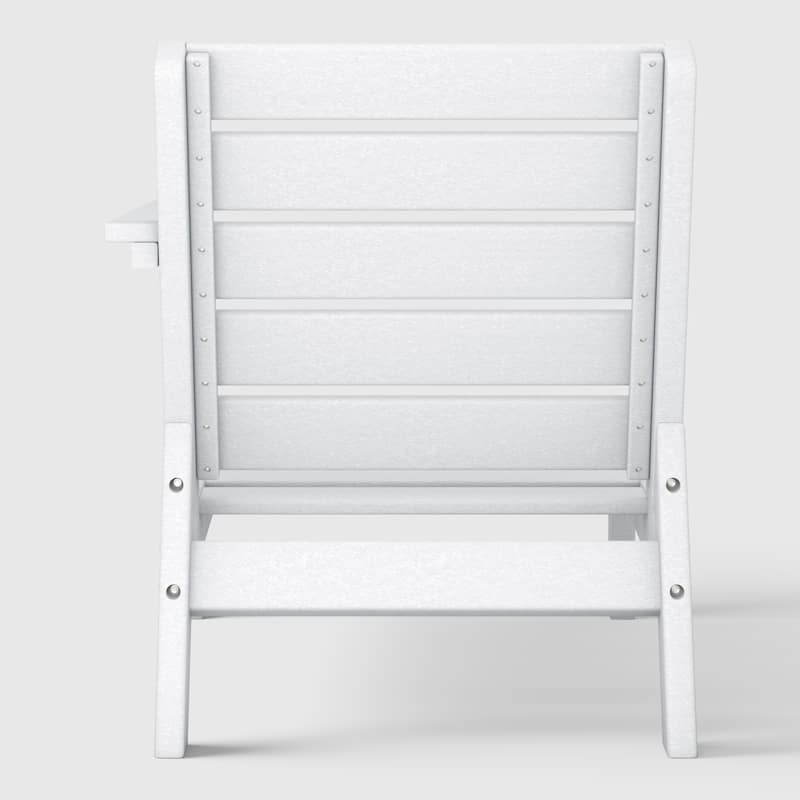 Polytrends Birchwood All Weather HDPE Outdoor Patio Deep Seating Right Arm Facing Chair