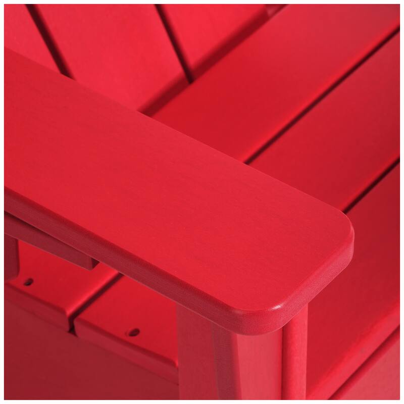 Laguna Kids Outdoor Poly Adirondack Chair with Cup Holder (Set of 2)