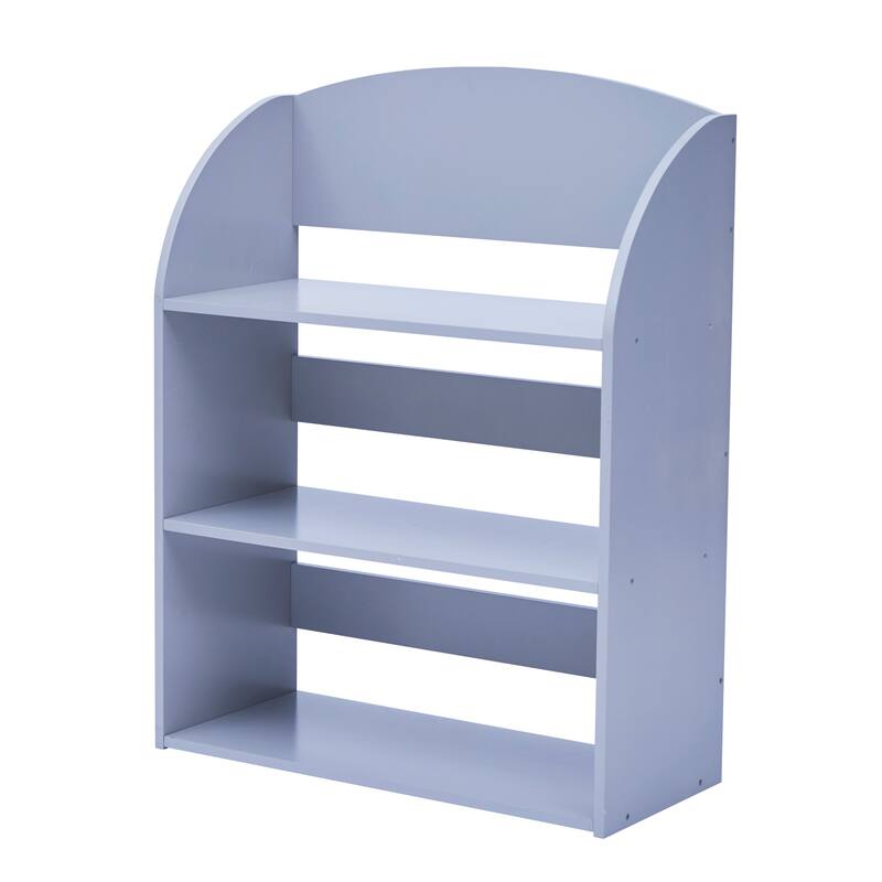 Fantasy Fields Child Sized Bookcase with 3 Shelves, Gray - Grey