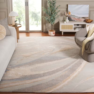 SAFAVIEH Couture Hand-Knotted Saint Tropez Dursine Contemporary Wool Rug