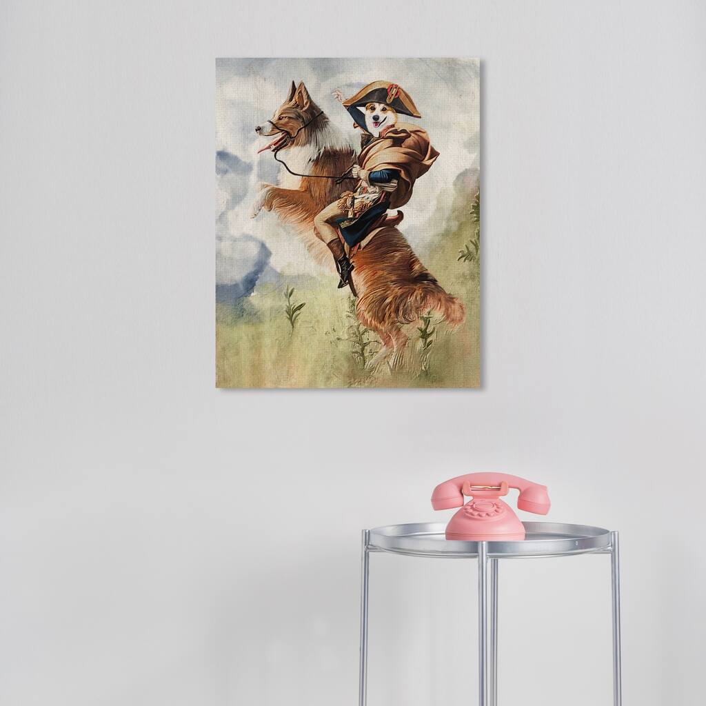 Wynwood Studio Canvas Animals Napoleon Borker Brown and Traditional Wall Art Canvas Print - Brown, Green