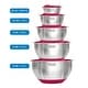 preview thumbnail 14 of 19, Viking 10pc Stainless Steel Mixing Bowl Set
