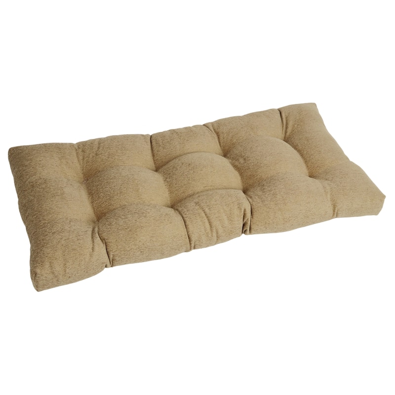 42-inch by 19-inch Tufted Jacquard Chenille Loveseat Cushion - 42 x 19 - Hawthorne Multi