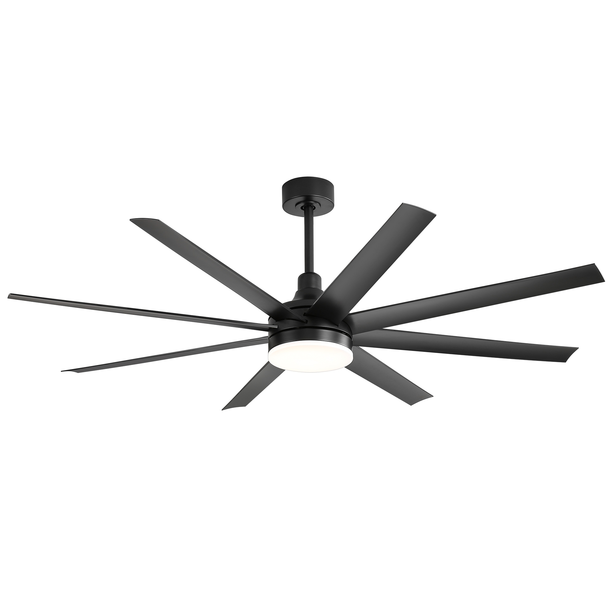 65-in Gold Indoor Ceiling Fan with Light Remote (8-Blade)