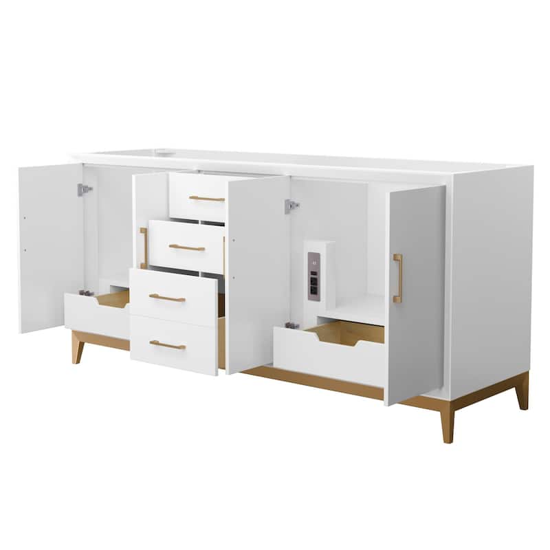 Wyndham Collection WCH818172D-CXSXX-MXX Amici 72" Double Free Standing