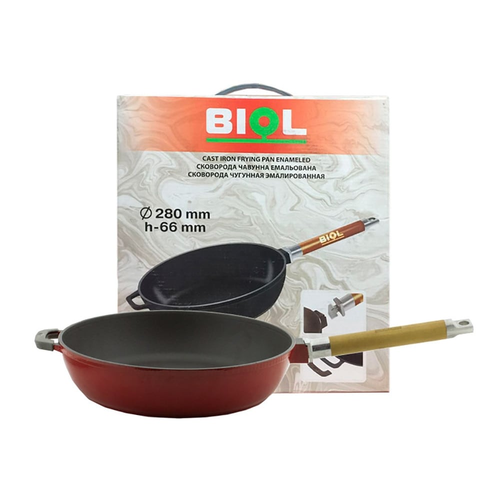 https://ak1.ostkcdn.com/images/products/is/images/direct/ed054cc598f24baffc2fe2b0376855c546a95c9b/BIOL-Red-Cast-Iron-Enameled-Frying-Pan-w-Removable-Handle.jpg