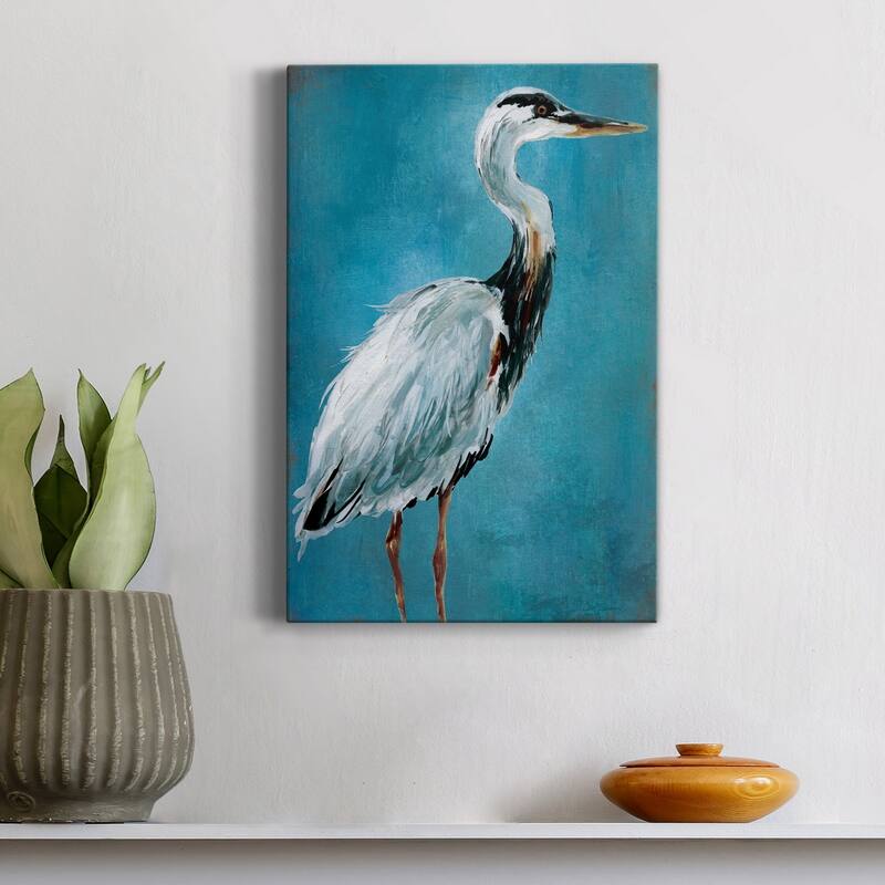 Great Blue Heron I Premium Gallery Wrapped Canvas - Ready to Hang