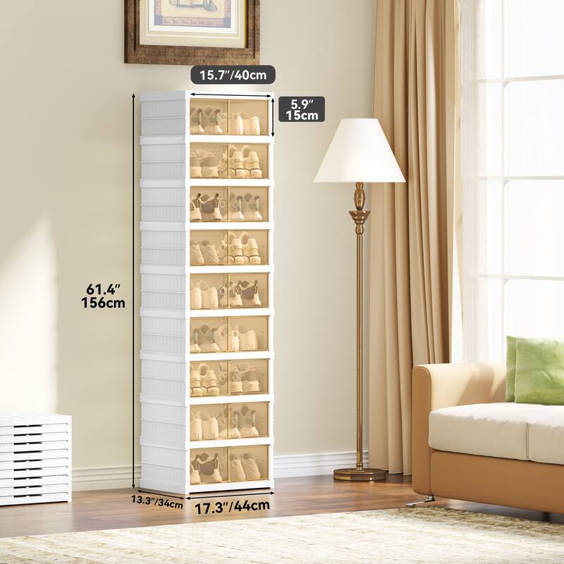 18/20 Shoes Stackable Shoe Storage Box