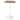 Verve Modern 24-Inch Square Bar-Height Table with White Pedestal Base, MDF Top, Seats 2-3, Compact Dining Table