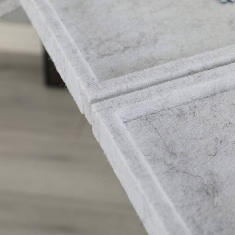 Tiltable Puzzle Table with Trays and Lockable Wheelsa