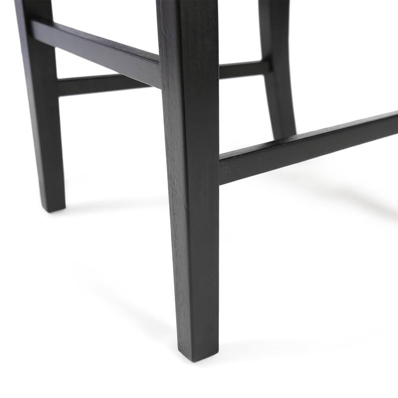 Country Set of 2 Dining Chairs with X-shaped Back, Solid Wood Frame for Dining Room Living Room Balcony and Patio