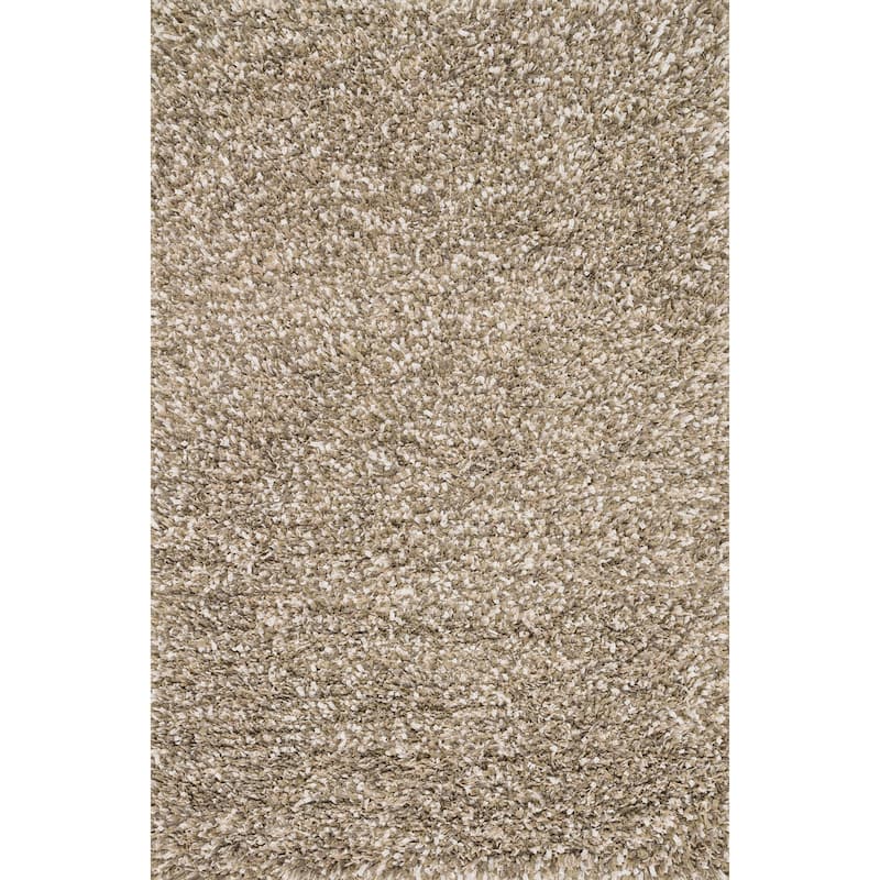 Alexander Home Baxter Mid-century Hand-woven Shag Rug - 3'6" x 5'6" - Stone
