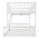 preview thumbnail 15 of 38, Harper&Bright Designs Full XL over Queen Bunk Bed with Ladder and Guardrails