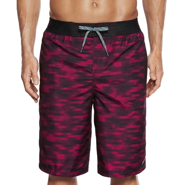 pink nike swim shorts