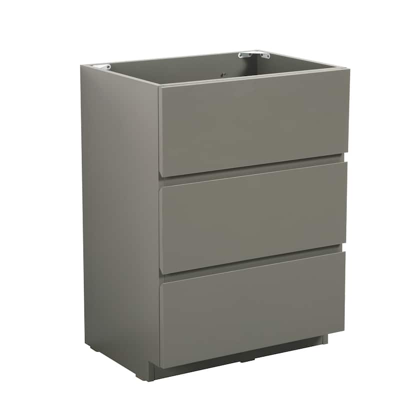 Floor cabinet WITHOUT basin,With three drawers