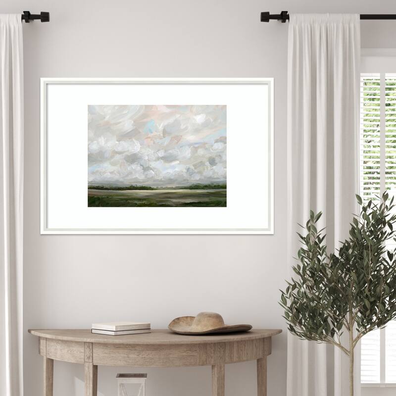 Muted Prairie by Nicole Walsh Wood Framed Wall Art Print