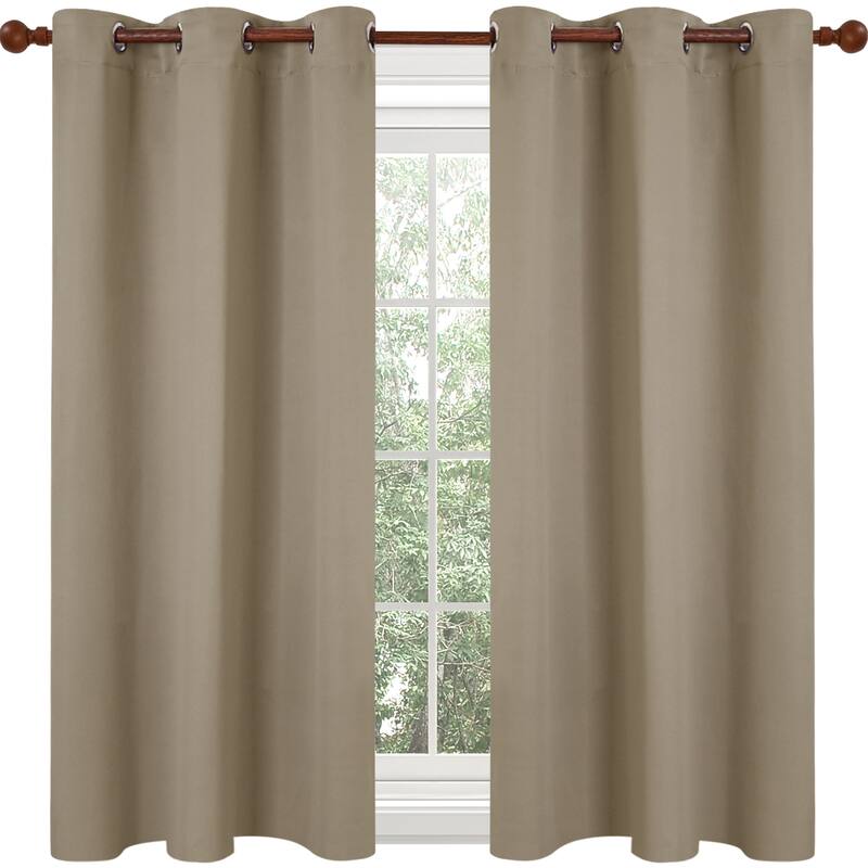 Deconovo Grommet 38 Width Curtain (2 Panel)