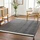 preview thumbnail 4 of 12, Misgana Bohemian & Eclectic Area Rug 2' x 3' - Black/Beige