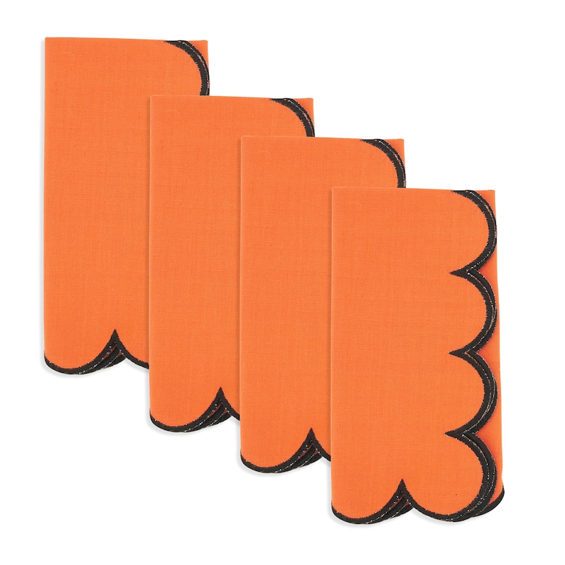 Sweet Edge Scalloped Napkin (Set of 4) - 20"x20"