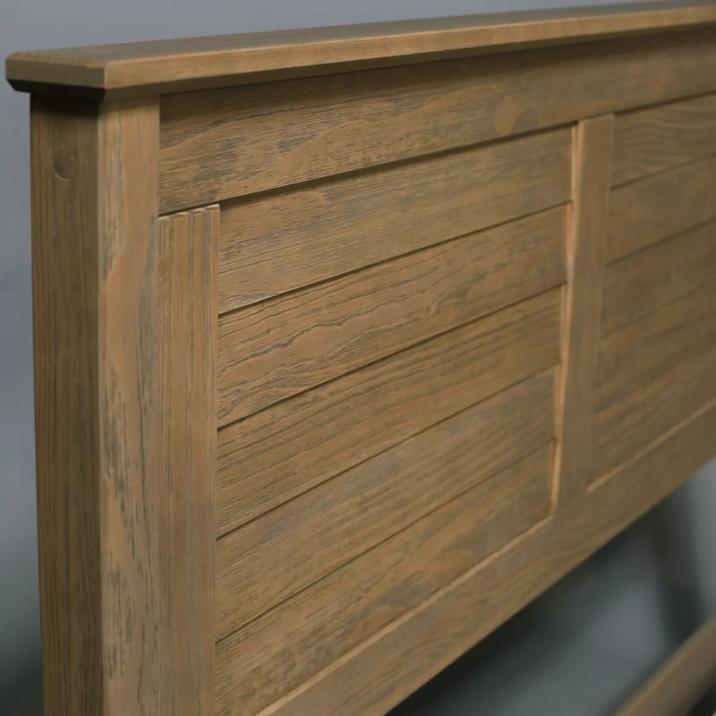 Grain Wood Furniture Greenport Louvered Solid Wood Platform Bed