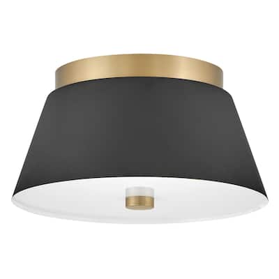 Lark 83511 Tess 2 Light 11" Wide Flush Mount Ceiling Fixture