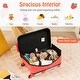 preview thumbnail 9 of 18, Costway 20" Kids Rolling Luggage Foldable Hardshell Carry-on Suitcase - See Details