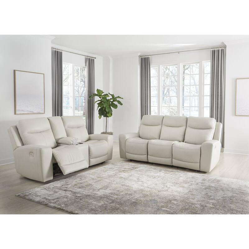 Signature Design by Ashley Mindanao 2-Piece Upholstery Package - White