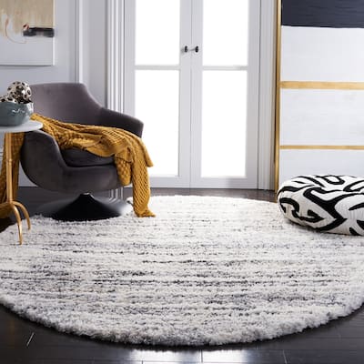 SAFAVIEH Fontana Shag Ambrosia Modern Abstract 2-inch Thick Rug