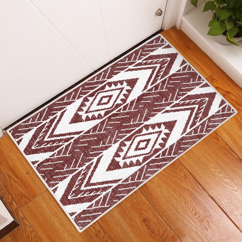 Sussexhome Heavy Duty Ultra Thin Non Slip Washable Cotton Indoor Rug - 2' x 3'