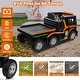 preview thumbnail 5 of 11, 12V Kids Ride On Truck with Detachable Trailer, Kids Battery Powered Cars with Swing Function & RC - 56.3" x 28.3" x 26.4 "