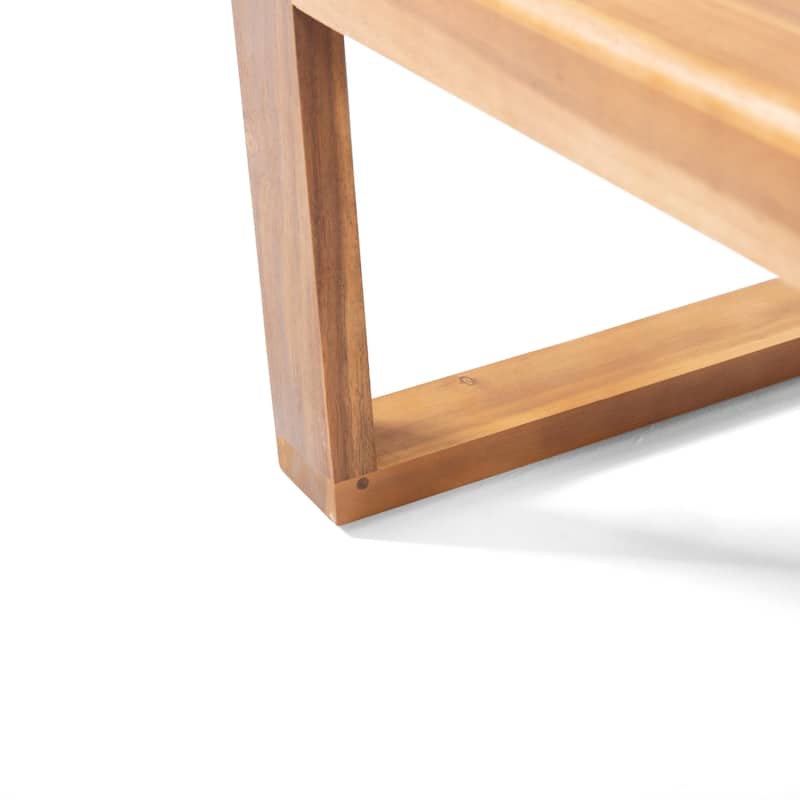 Paloma Outdoor Acacia 4-piece Cushioned Chat Set by Christopher Knight Home